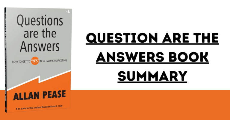 Question Are The Answers Book Summary