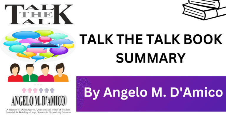 Talk The Talk Book Summary By Angelo M. D'Amico