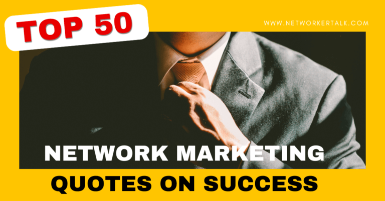 Network marketing quotes on success