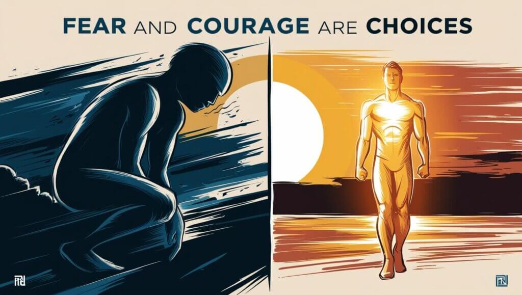 Choosing Between Fear and Courage