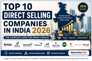 Top 10 Direct Selling Companies in India 2026 – trusted MLM companies, growing industry, strong opportunities, and business guide.
